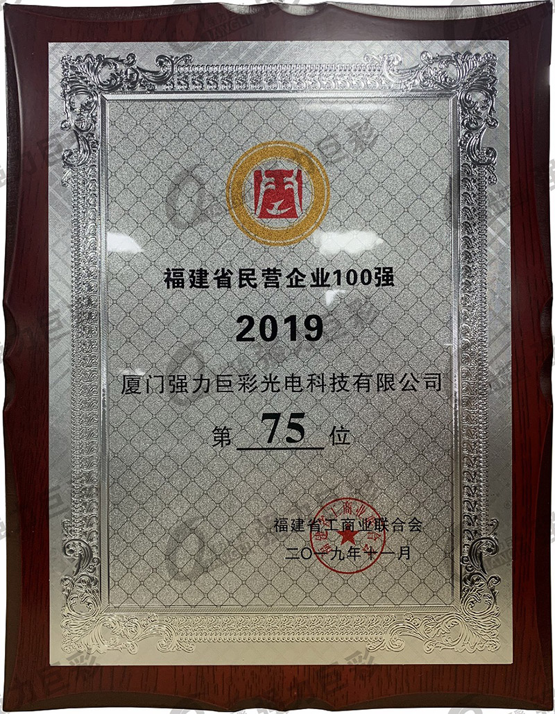 福建省民营企业100强